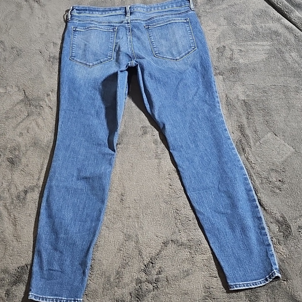 Athleta Sculptek Stretch Cotton Denim Blue Jeans Medium Wash Plus Size 14 - Picture 11 of 11
